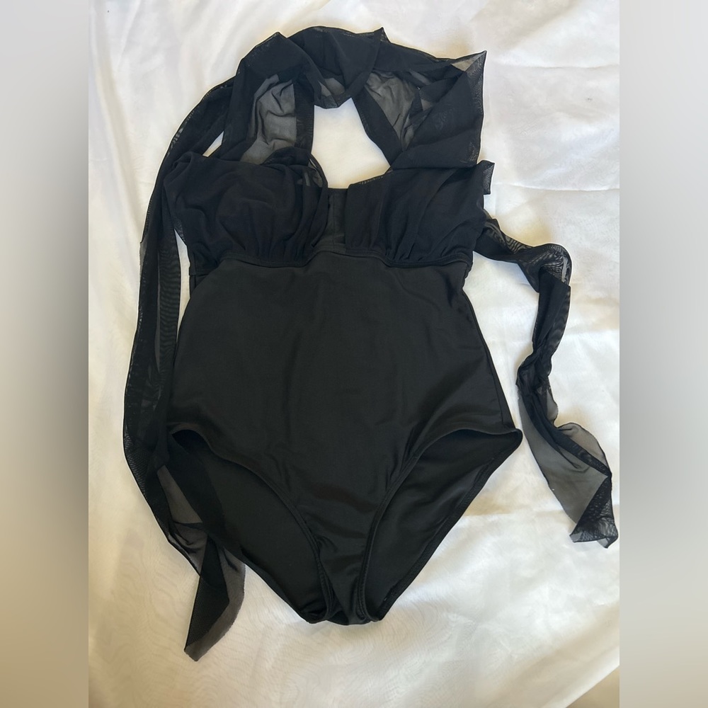 Black Tie up swimsuit